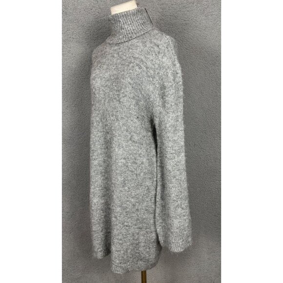 Steve Madden Women's Turtleneck Cozy Winter Sweater Dress Gray Size XL NWT's. - Picture 4 of 8
